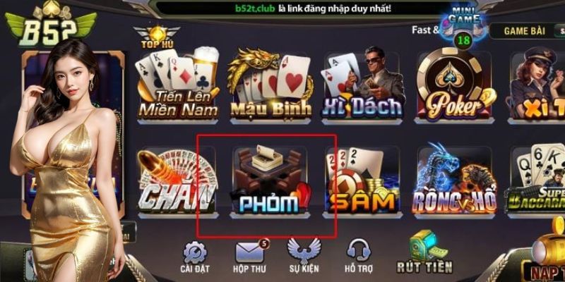 Cách chơi game bài Phỏm